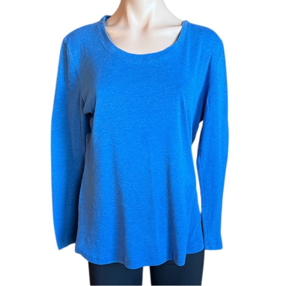 Indigo Blue Long Sleeve Top Preowned